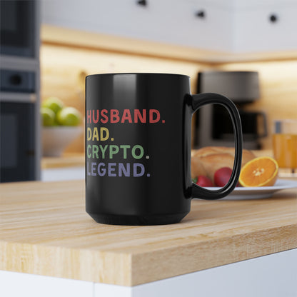 Husband Dad Crypto Legend Mug 15oz