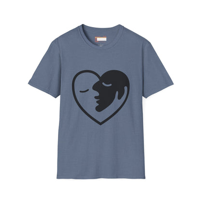 Love Designed Two Faced Unisex Minimalist Comfort T-shirt
