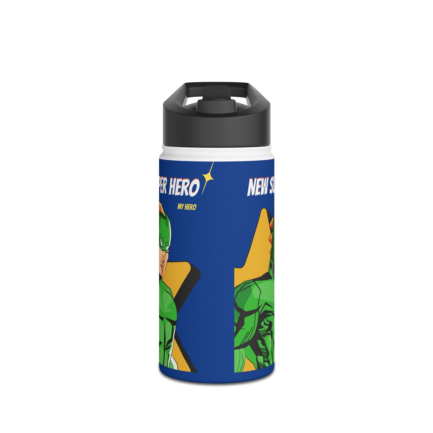 Graphic Designed Kids Stainless Steel Water Bottle, Standard Lid