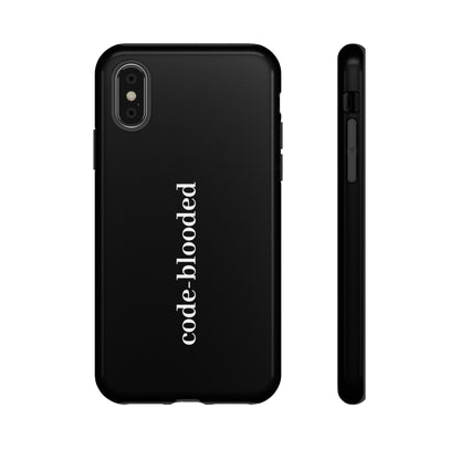 Code Blooded (Technology Programmers) iPhone Case
