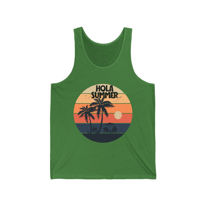 Hello This Summer Ultimate Comfort Styled Unisex Tank Top