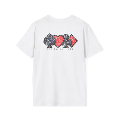 Poker Game " All In Or Fold" Ultimate Comfort T-shirt