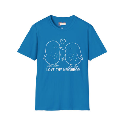 Graphic Christian Bible Gospel Unisex Comfort T-shirt, Christian Love Thy Neighbor Tees
