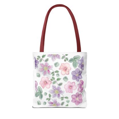 Summer Graphic Wild Flower Tote Bag