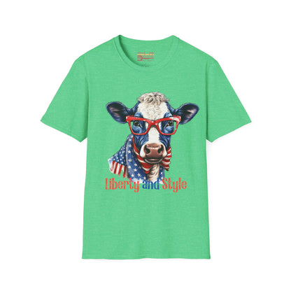 Liberty and Style July 4th Independence Day Ultimate Comfort Unisex T-shirt
