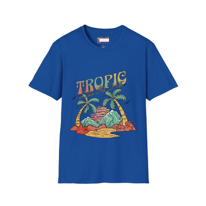 Graphic Summer Vibes Beach Hair Comfort Styled T-shirts