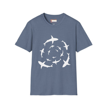Graphic Designed Shark Attack Unisex Comfort Styled T-shirts