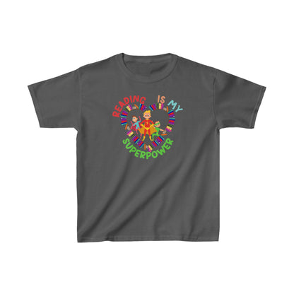 Unisex Kids Reading Is My Superpower Ultimate Comfort T-Shirts