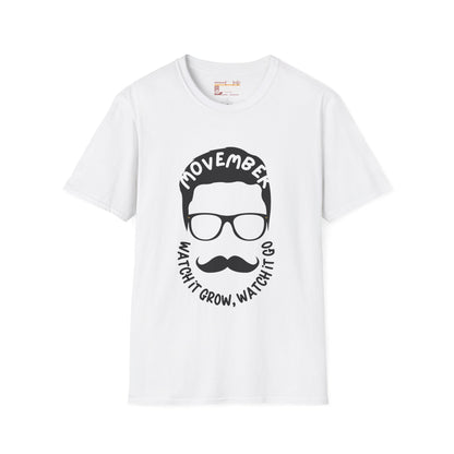 Movember Moustache Bearded Gang Graphic Comfort Unisex T-shirt
