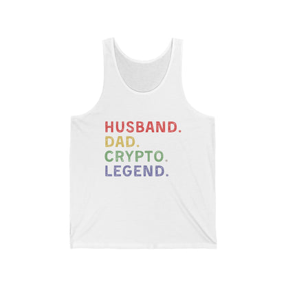 Husband Dad Crypto Legend Ultimate Comfort Unisex Tank top