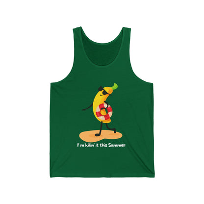 Killing it This Summer Graphic Ultimate Comfort Styled Unisex Beach Tank Top