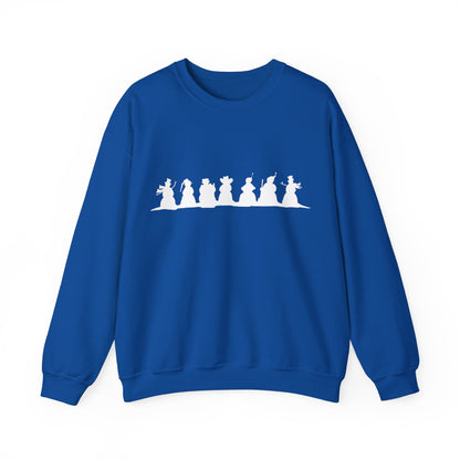 Graphic Designed Holiday Christmas Snowman Unisex Crewneck Sweatshirt