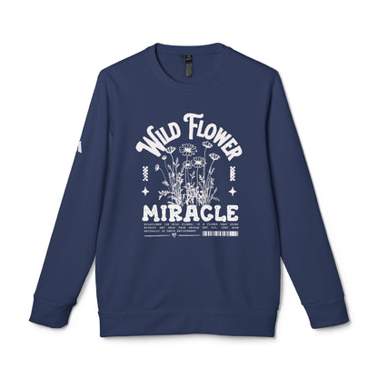 DTG adidas® Unisex Fleece Crewneck Wild Flower Sweatshirt