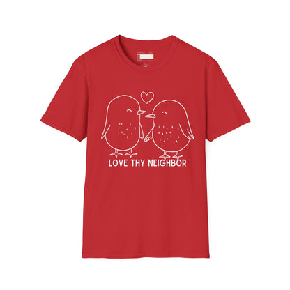 Graphic Christian Bible Gospel Unisex Comfort T-shirt, Christian Love Thy Neighbor Tees