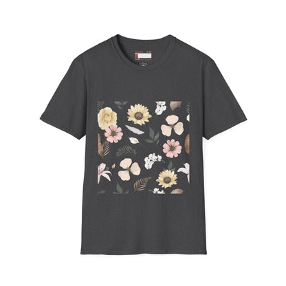 Graphic Wild Flower, Flower Lover Unisex Minimalist Comfort T-shirt