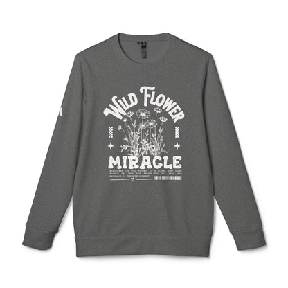 DTG adidas® Unisex Fleece Crewneck Wild Flower Sweatshirt