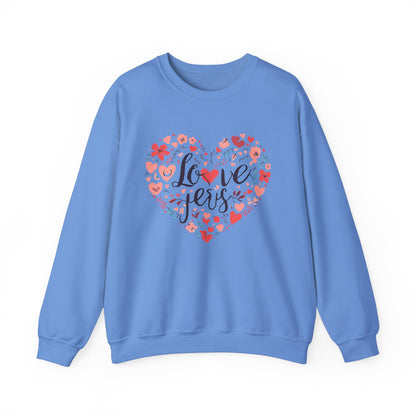 Graphic Designed Unisex Love Jesus Gospel Sweatshirt