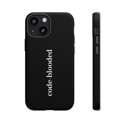 Code Blooded (Technology Programmers) iPhone Case