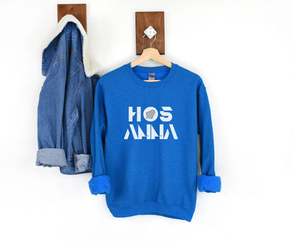 Graphic Hosanna Sweatshirt, Unisex Gospel Crewneck Shirts