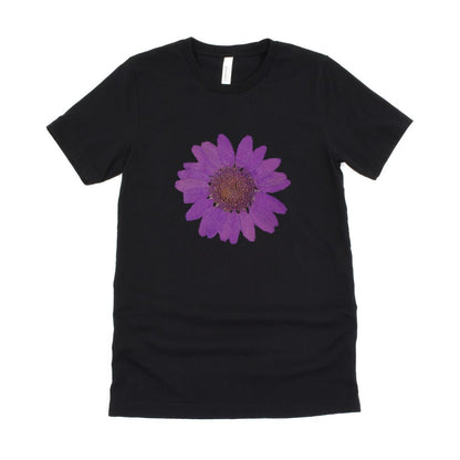 Purple Cherry Bloom Floral  Ultimate Comfort Styled T-shirt