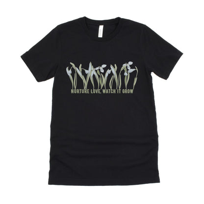 Nurture Love Watch It Grow Floral  Ultimate Comfort Styled T-shirt