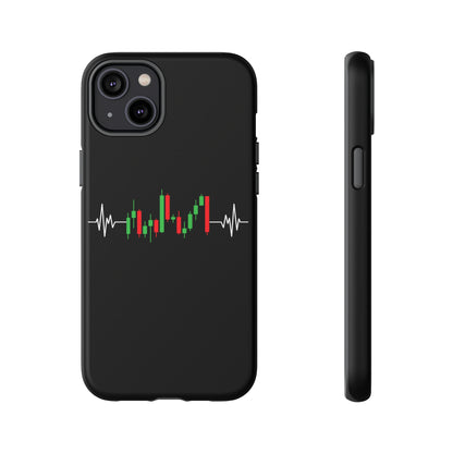 Bearish And Bullish Chart Candles (Stock Market) iPhone Case