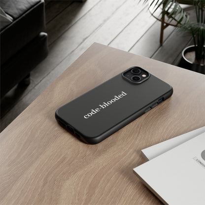Code Blooded (Technology Programmers) iPhone Case