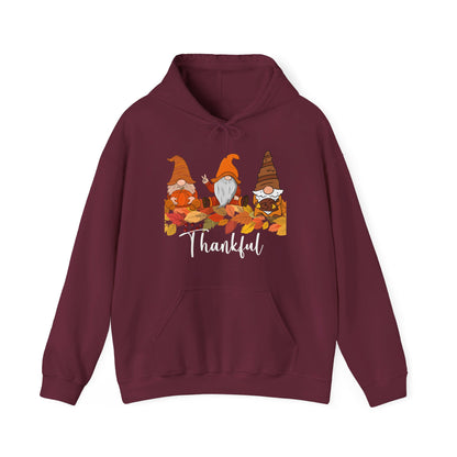Unisex Hooded Graphic Holidays Sweatshirt, Cute Designed Hoodies for thanksgiving, Minimalist Hooded Holiday Sweatshirts
