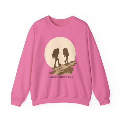 Graphic Designed Minimalist Unisex Motivational Crewneck Sweatshirt