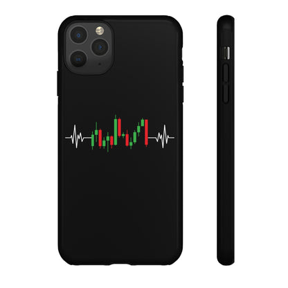 Bearish And Bullish Chart Candles (Stock Market) iPhone Case