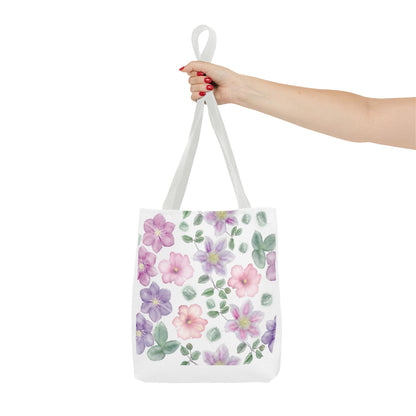 Summer Graphic Wild Flower Tote Bag