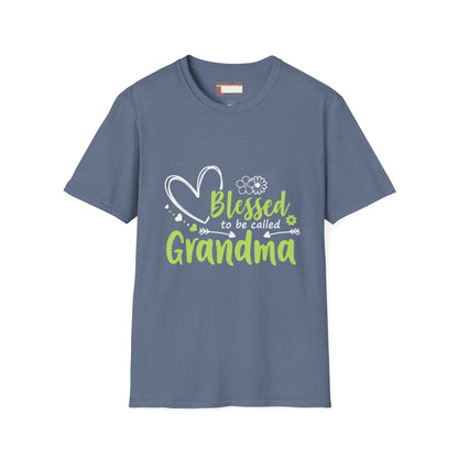 Graphic Designed Blessed Grand ma Minimalist Comfort T-shirt