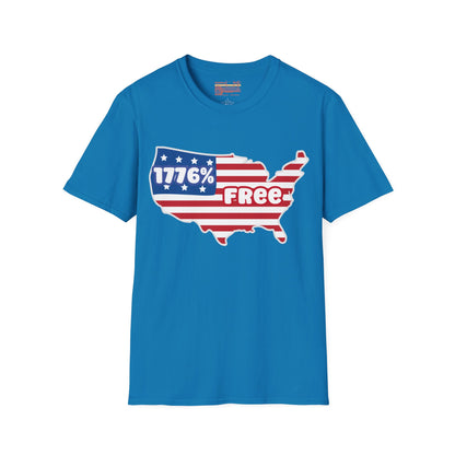 1776 percent Free,  July 4th Ultimate Comfort Unisex T-shirt