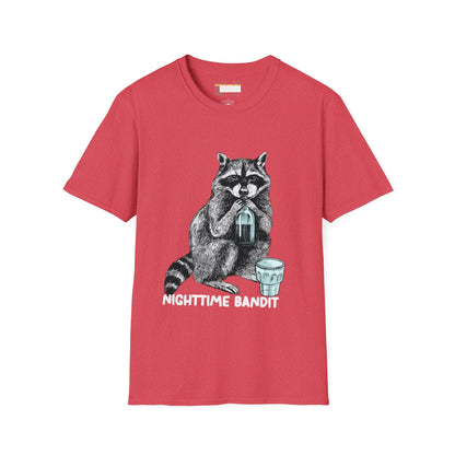 Graphic Designed Minimalist Racoon the Bandit Unisex Comfort Styled T-shirts