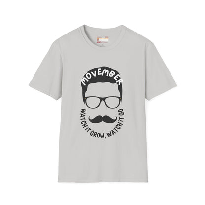 Movember Moustache Bearded Gang Graphic Comfort Unisex T-shirt