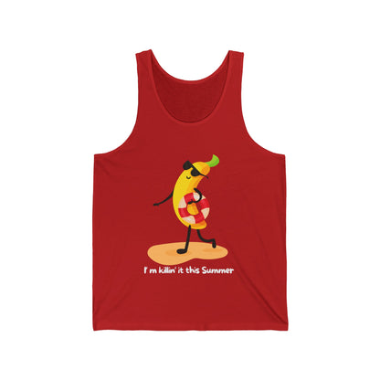 Killing it This Summer Graphic Ultimate Comfort Styled Unisex Beach Tank Top