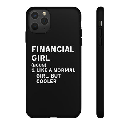 Financial Girl (Like Normal Girl, but cooler) iPhone Case