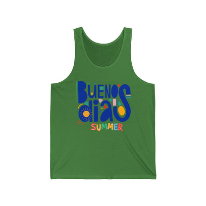 Buenos Dias Summer Ultimate Comfort Styled Unisex Tank Top