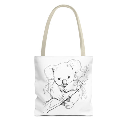 Summer Graphic Panda Tote Bag