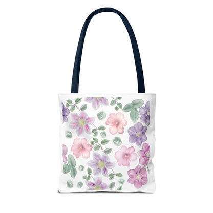 Summer Graphic Wild Flower Tote Bag