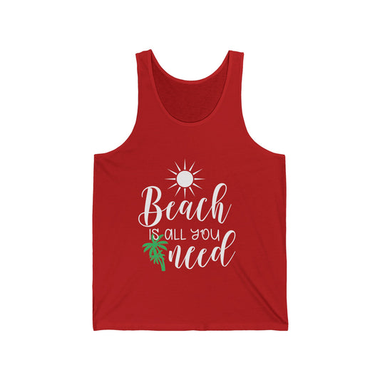 Beach Lovers Ultimate Comfort Styled Funny Unisex Summer Tank Top