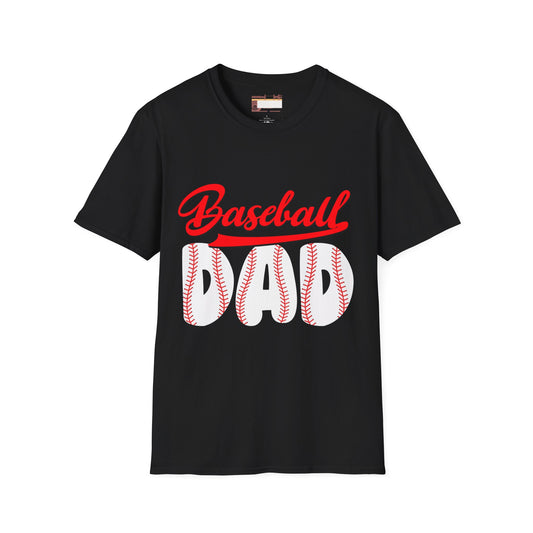 Graphic Base Ball Dad Comfort Styled T-shirts