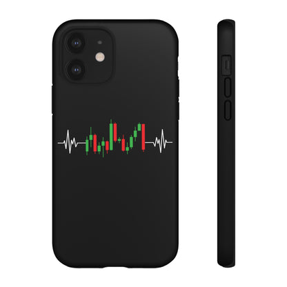 Bearish And Bullish Chart Candles (Stock Market) iPhone Case