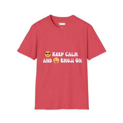 Graphic Emojis Designed Comfort Styled Minimalist T-shirts