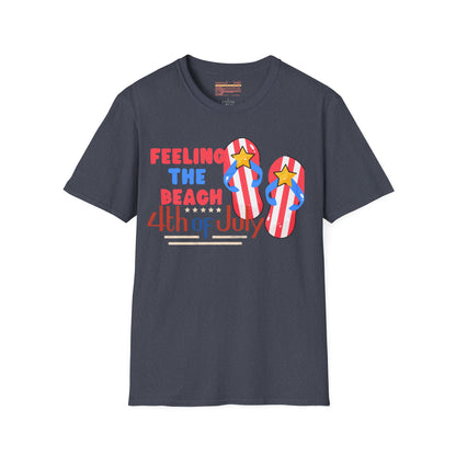 Feeling Like The Beachy This Independence Day July 4th Ultimate Comfort Unisex T-shirt