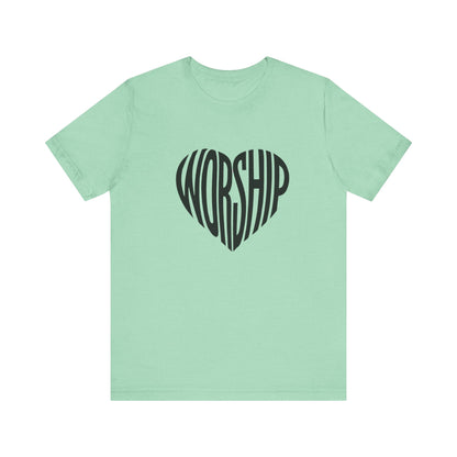 Worship T-shirt, Christian Shirts, Bible styled Tees, Shirt Gift For Her, Christian T-shirt Vibes, Religious Graphic Shirt