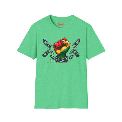 Celebrating Freedom Juneteenth With Pride Black and Proud Ultimate Comfort Unisex T-shirt
