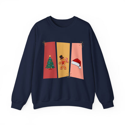 Graphic Designed Holiday Christmas Unisex Crewneck Sweatshirt