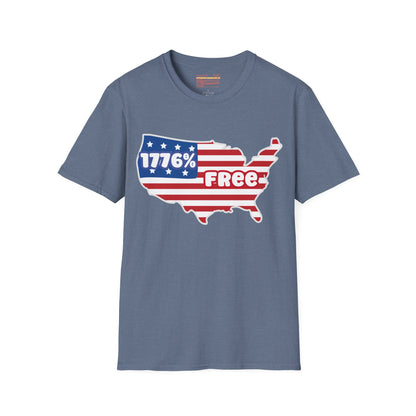 1776 percent Free,  July 4th Ultimate Comfort Unisex T-shirt