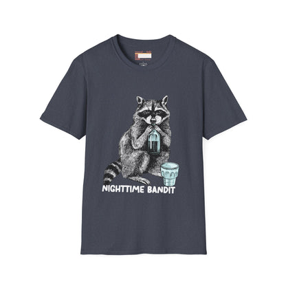 Graphic Designed Minimalist Racoon the Bandit Unisex Comfort Styled T-shirts